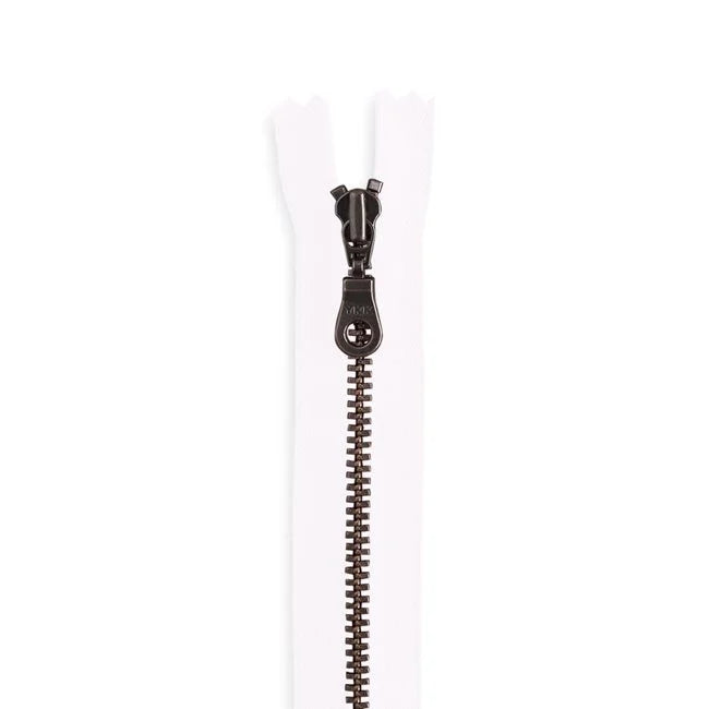 14" Antique Brass Donut Pull Bag Zipper