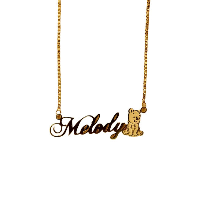 Baby Winnie Name Necklace