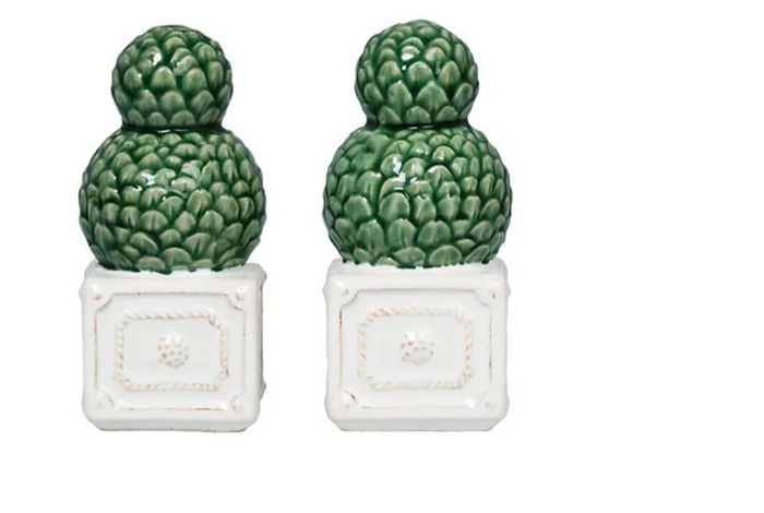 Berry & Thread Topiary Salt and Pepper Set- Juliska