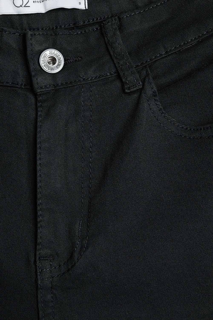 Black Straight Pants wide leg - Coloured Jeans