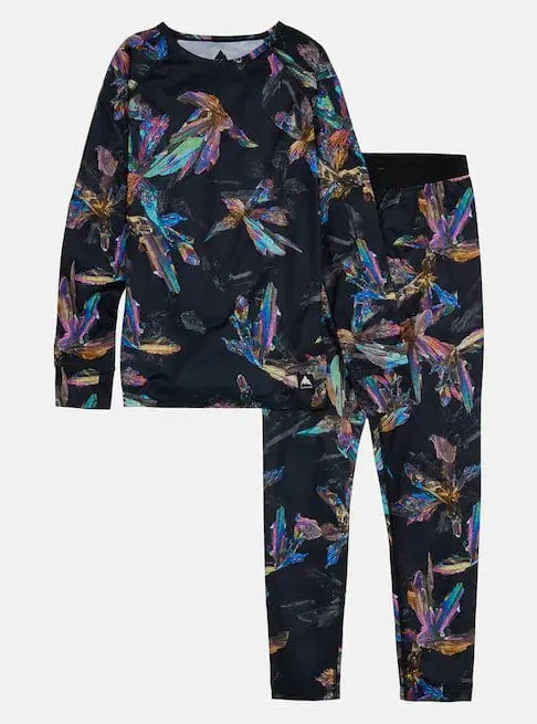 BURTON L / Black Crystals Burton Kids Lightweight Base Layer Set