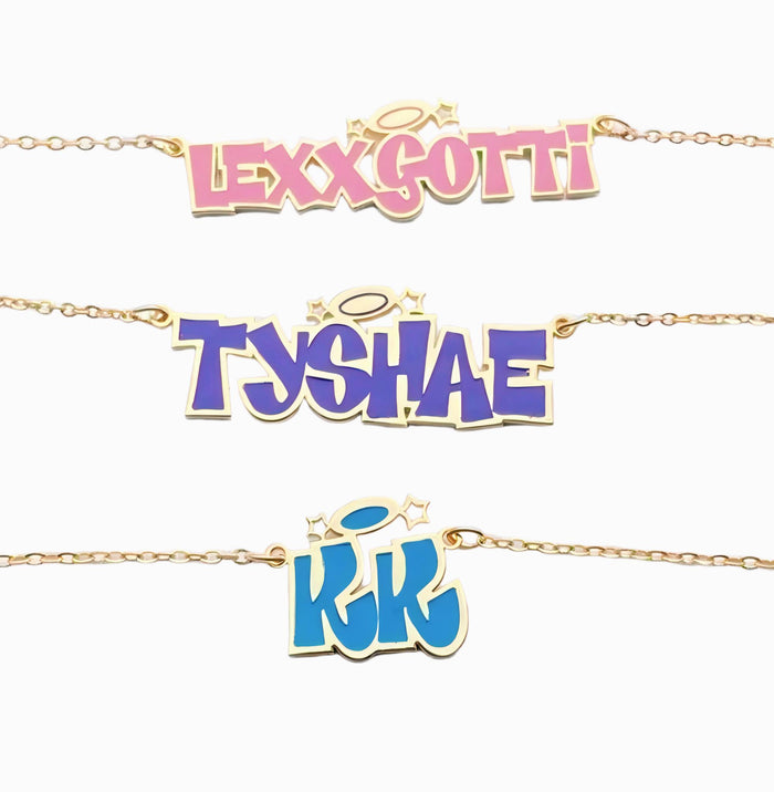 Custom Bratz Name Necklace