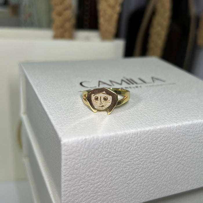 Custom Coraline Ring
