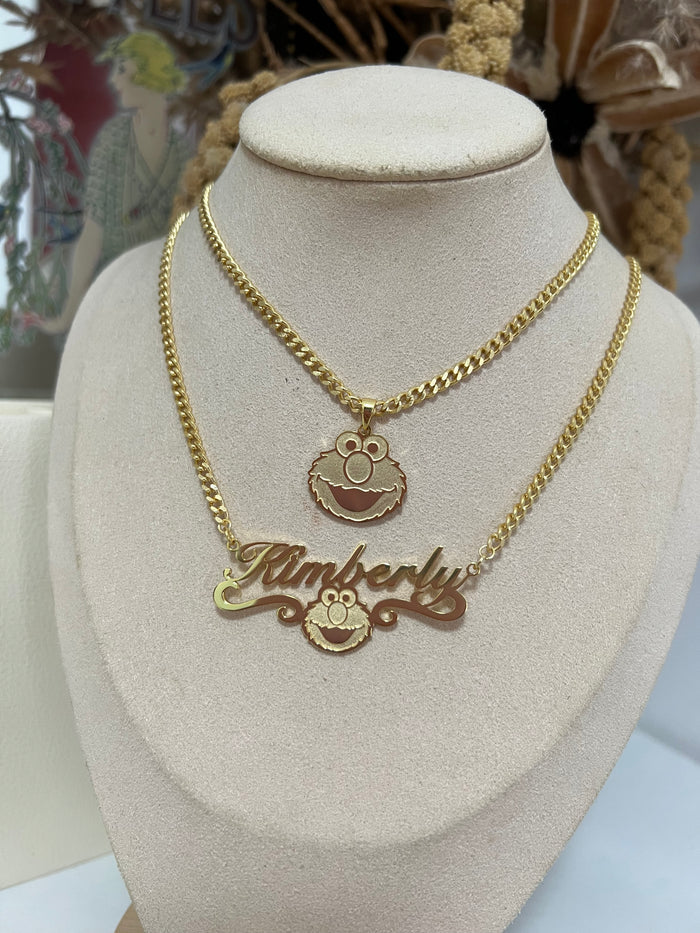 Custom Elm* Name Necklace