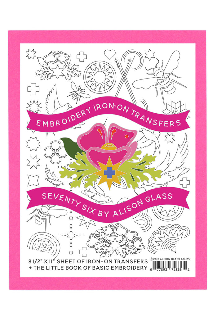 Embroidery Iron-On Transfer