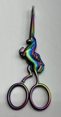 Iridescent Unicorn Embroidery Scissors