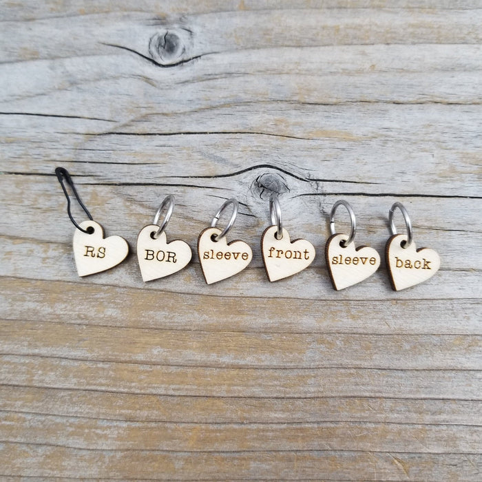 Katrinkles Sweater Instruction Stitch Marker Set