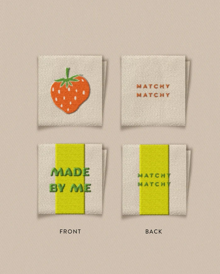 Matchy Matchy Sewing Club Garment Labels