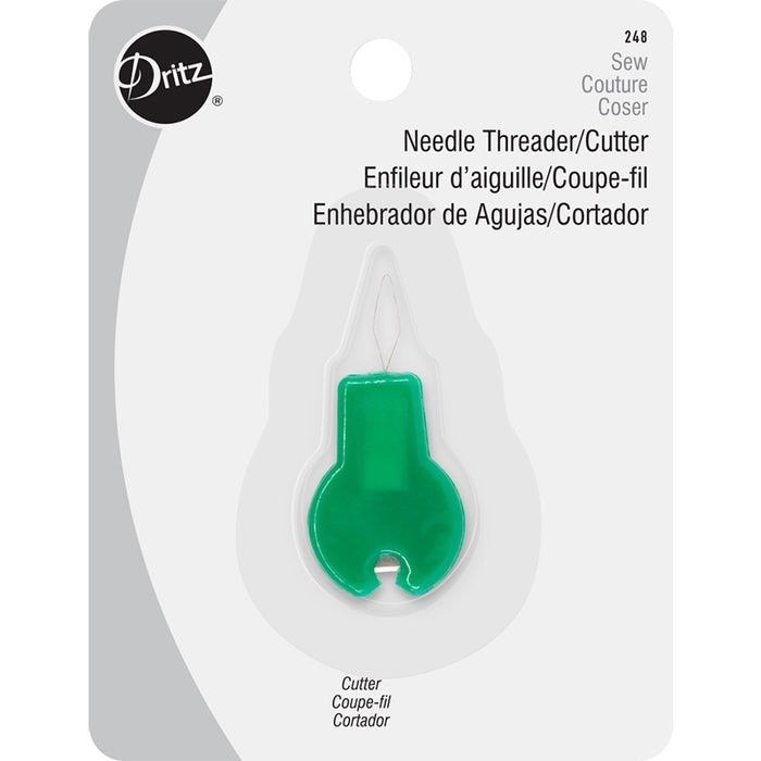 Needle Threader with Cutter