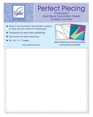 Perfect Piecing Foundation Sheets 25ct