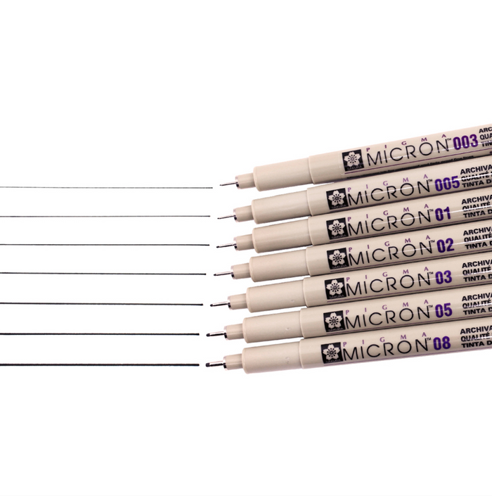 Pigma Micron Pen 02 .30mm Black
