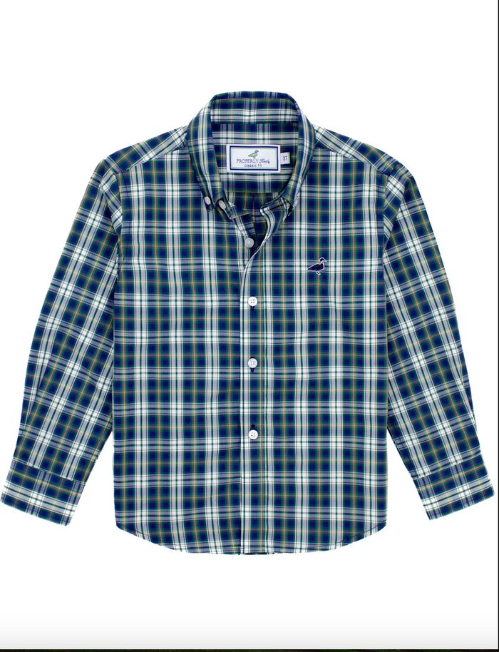 Properly Tied-Boys Seasonal Sportshirt Countryside