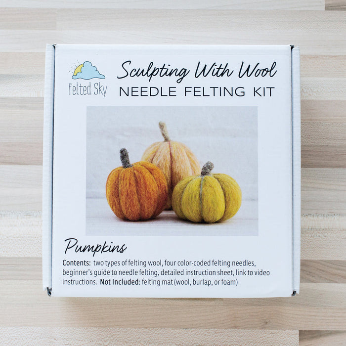 Pumpkins Needle Felting Kit