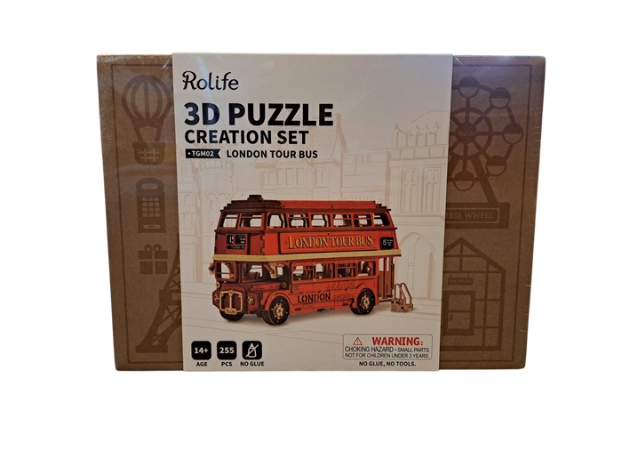 Rolife 3D Puzzle Creation Set - London Tour Bus