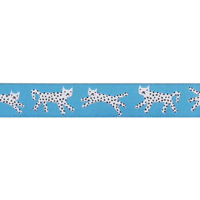 RSS Snow Leopards Ribbon 7/8" (by the yard)
