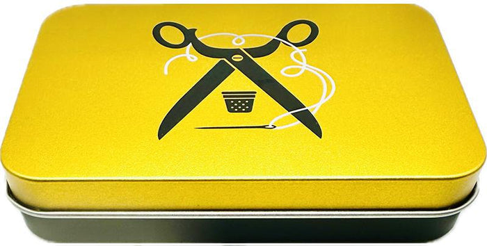 Scissor & Stitches Storage Tin
