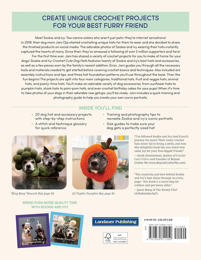 Sookie & Ivy: Crocheting Original Hats for Dogs