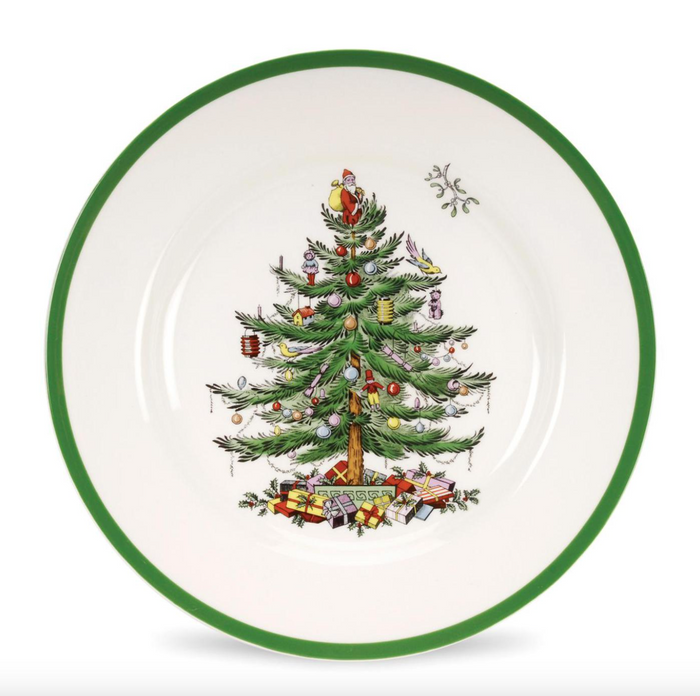 Spode-Christmas Tree Dinner Plates