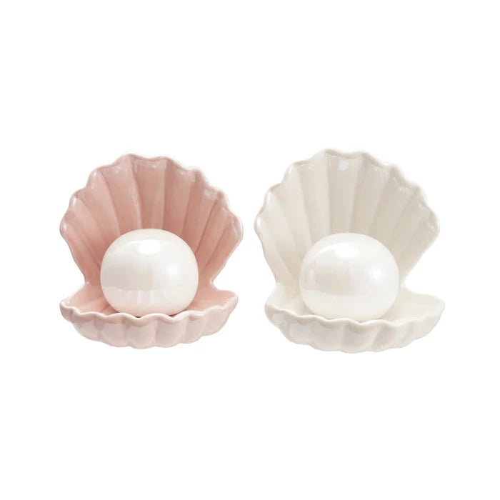 Stoneware Sea Shell LED Pearl Light
