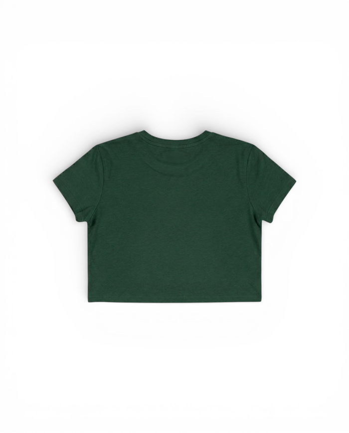 Super Soft Crop Top - Forest Green