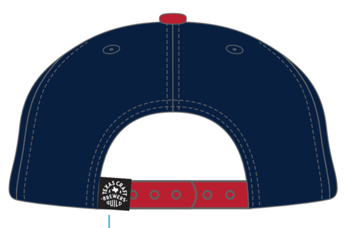 Texas Brewery Roundup Navy Rope Cap