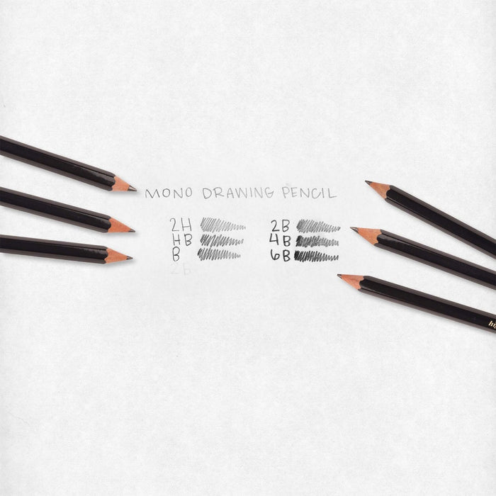 Tombow Mono Drawing Pencil And Eraser Set