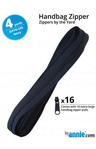 Zipper Tape- 4 Yards with Pulls