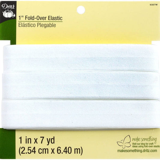 1" Fold Over Elastic