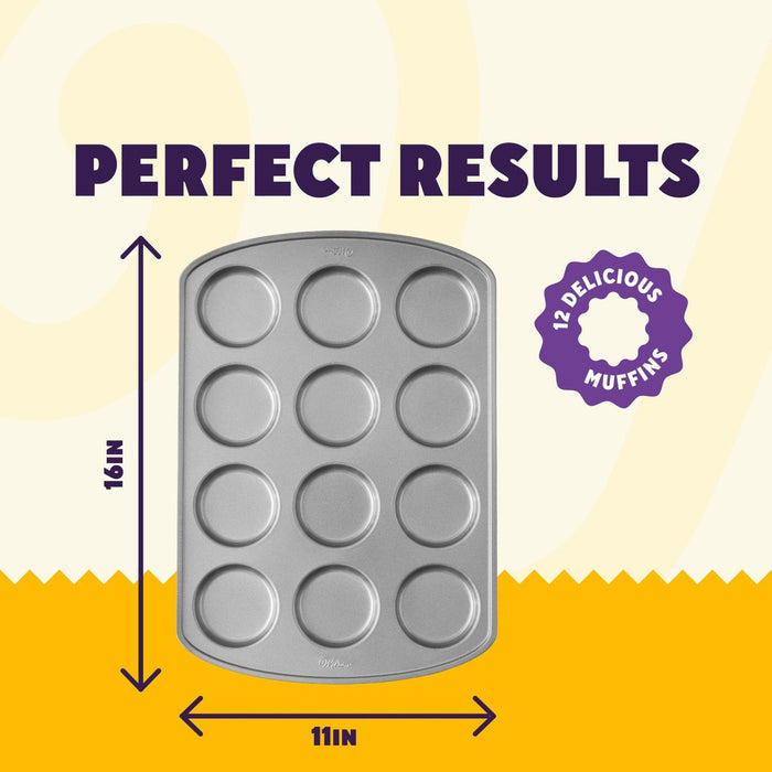 12 Cavity Muffin Top Non Stick Pan