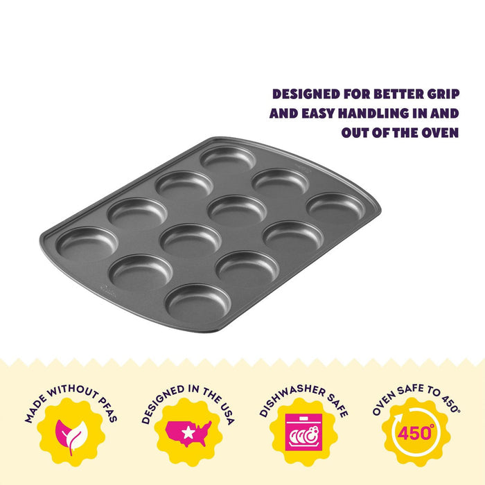 12 Cavity Muffin Top Non Stick Pan