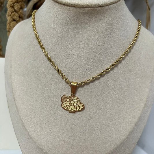 2003 strawberry pendant necklace
