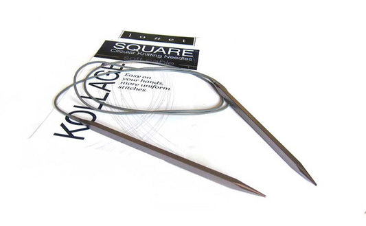 32" Square Circular Knitting Needles - Firm Cable