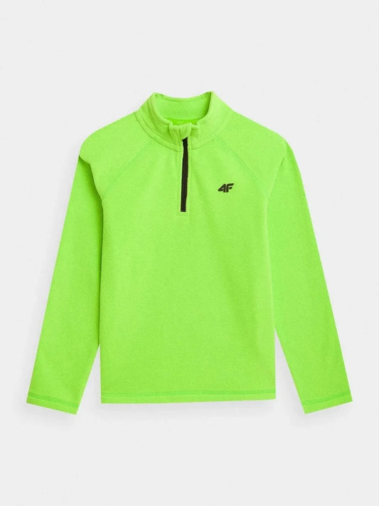 4F 4F Gate Kids 1/4 Zip Fleece Green