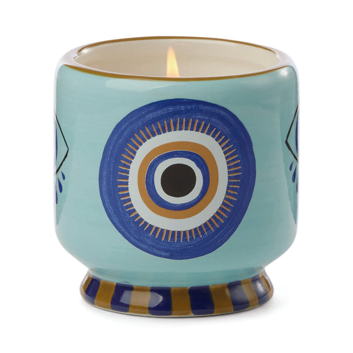 A Dopo Handpainted Ceramic Candle