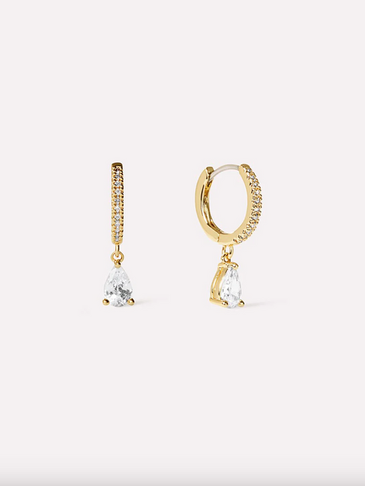 Ana Luisa-Delicate Huggie Hoops- Elise