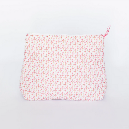 Anne Neilson- Large Bloom Floral Cosmetic Bag