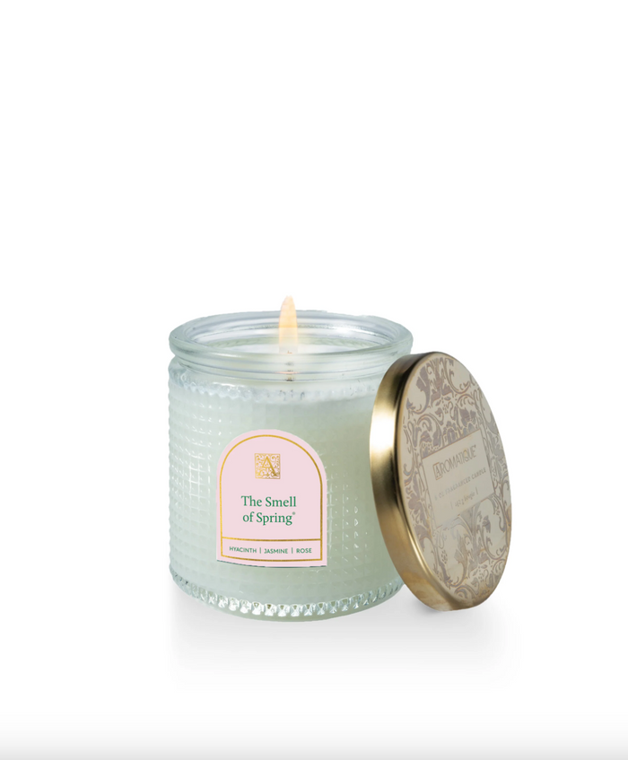Aromatique-The Smell of Spring - Textured Glass Candle
