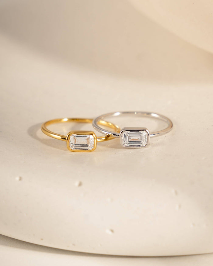Baguette Bezel Ring