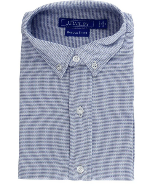 Bailey Boys-Roscoe Button Down - Sky