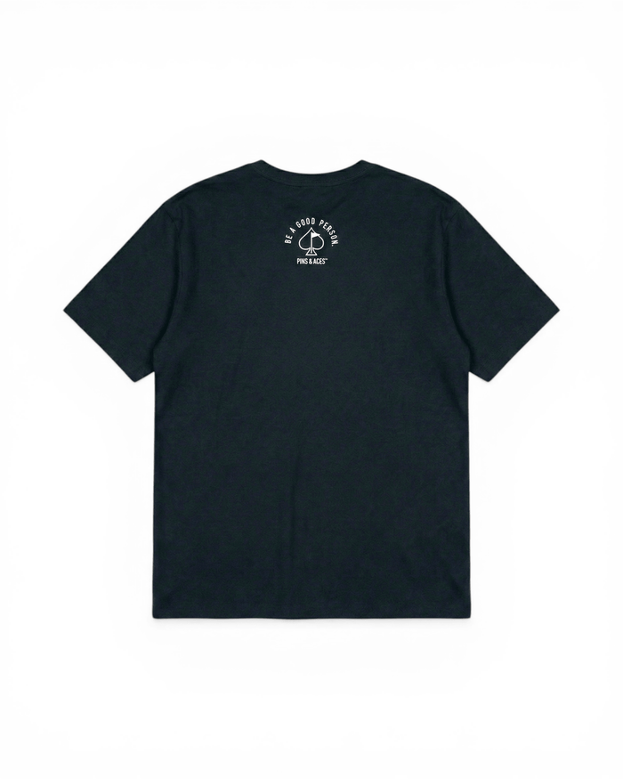 Be A Good Person X Pins and Aces Signature Tee - Black