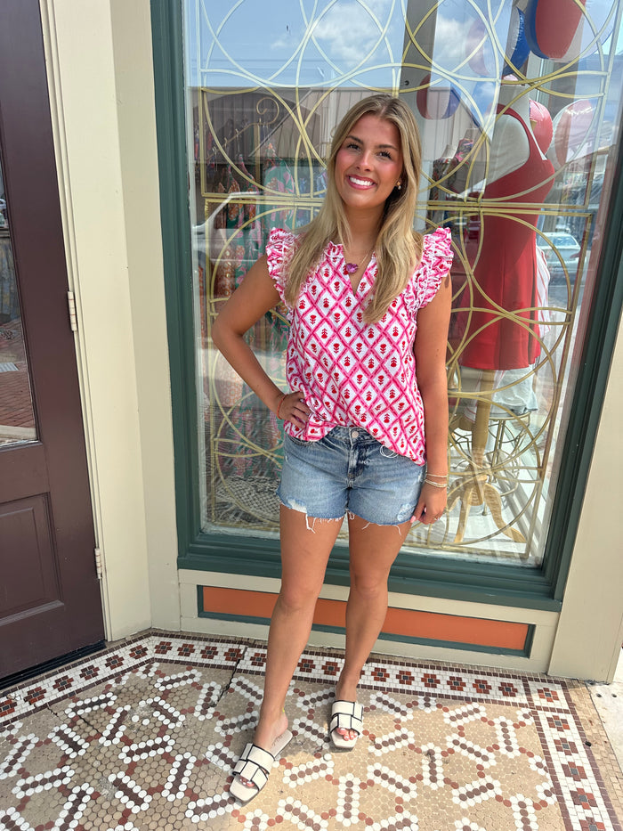 BEATRIX FLUTTER TOP