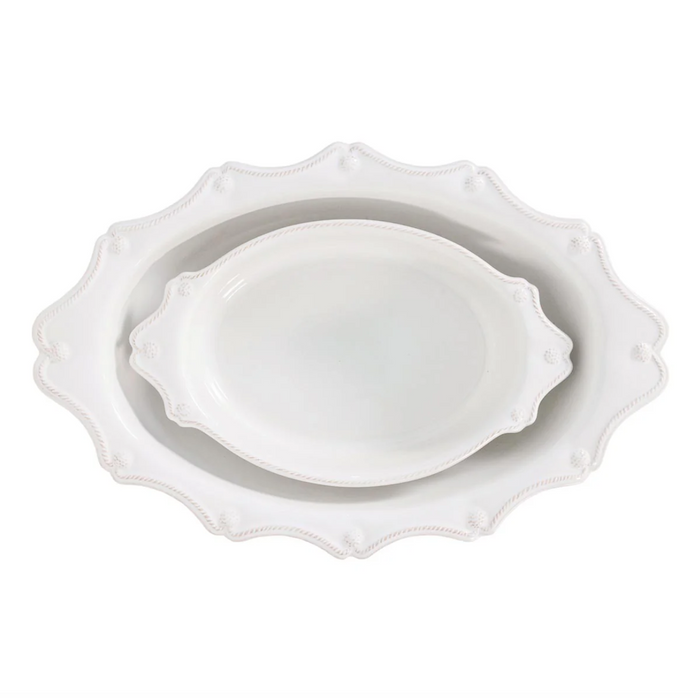Berry & Thread  Oval Baker Set/2pc - Whitewash- Sold Separately
