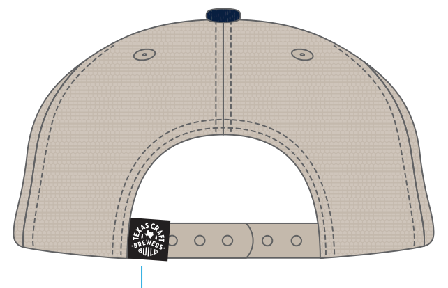 Blue & Tan Walkie Can Hat