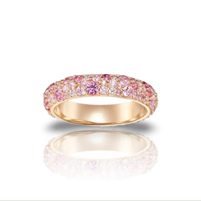 Blush Spark Ring | 925 Sterling Silver - camillaboutiqueshop