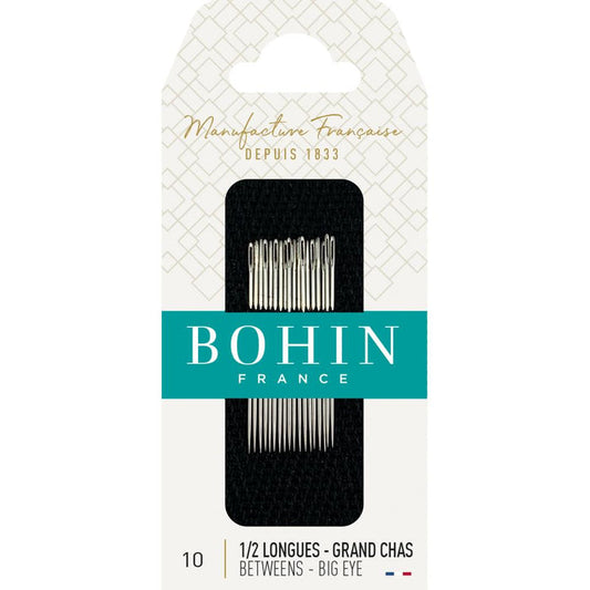 Bohin "Betweens" Big Eye Needles for Quilting & Applique