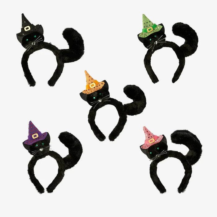 Cat w/ Witch Headband