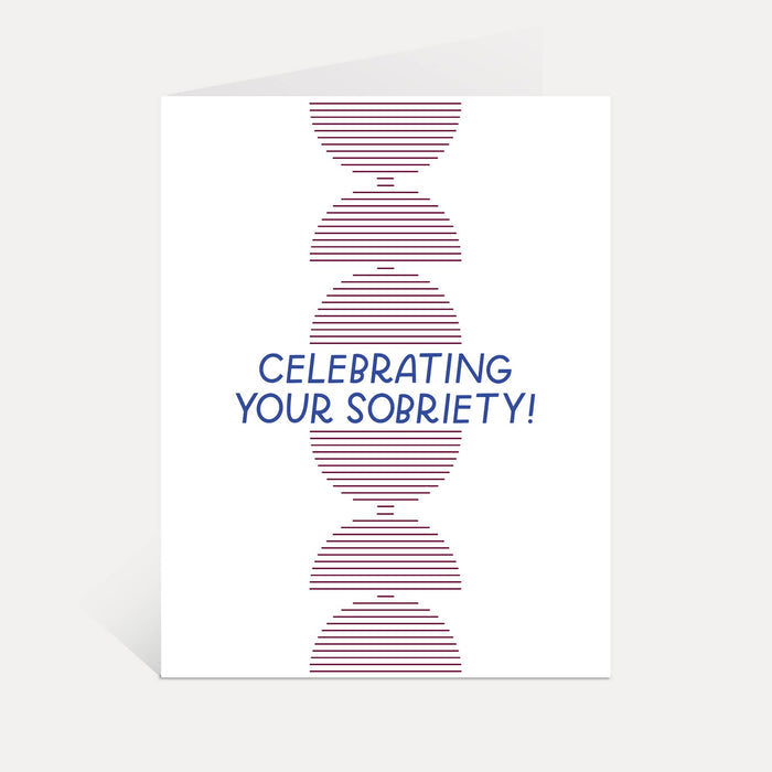 Celebrating Sobriety Greeting Card | Sober Anniversary