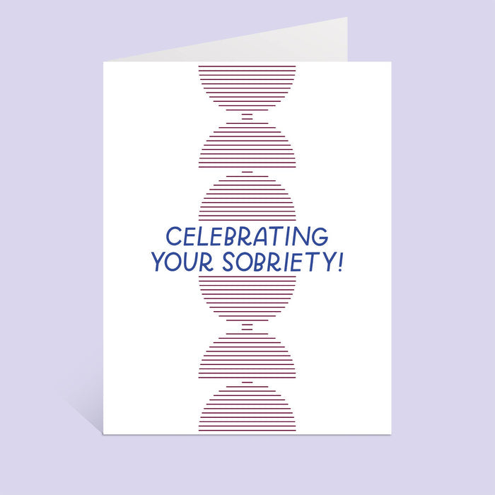 Celebrating Sobriety Greeting Card | Sober Anniversary