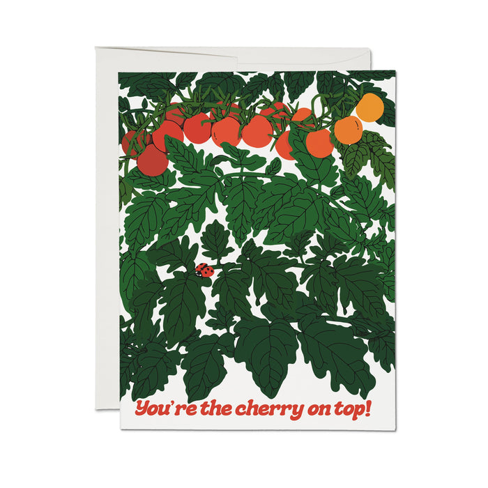 Cherry Tomatoes greeting card