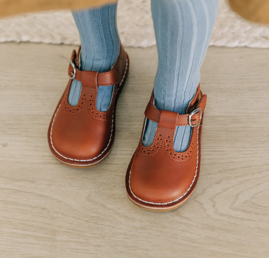 Cognac Mary Janes